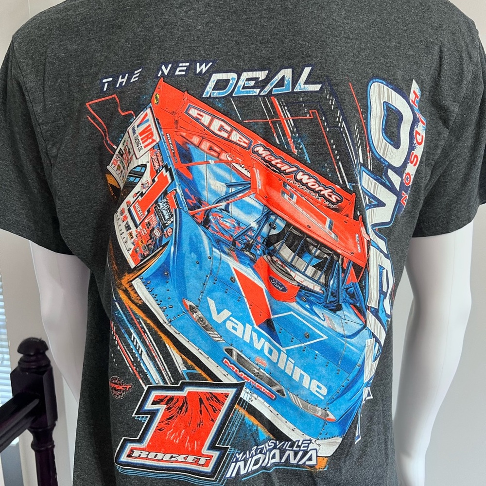 Hudson O’Neal Rocket 1 Valvoline Dirt Late Model XL Grey